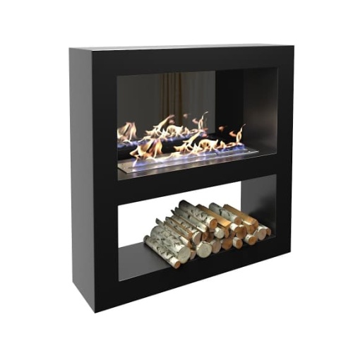 Биокамин "Русский огонь" Лобби 1200 настенный с защитным стеклом