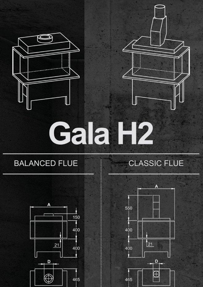 
Газовая топка Vero Design GA 1 H2