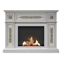 Биокамин в портале SteelHeat Gerda, стекло