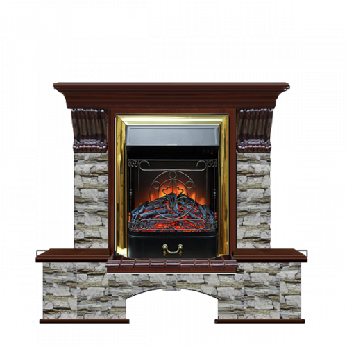 Бостон К Алтай (красное дерево)+Majestic Brass