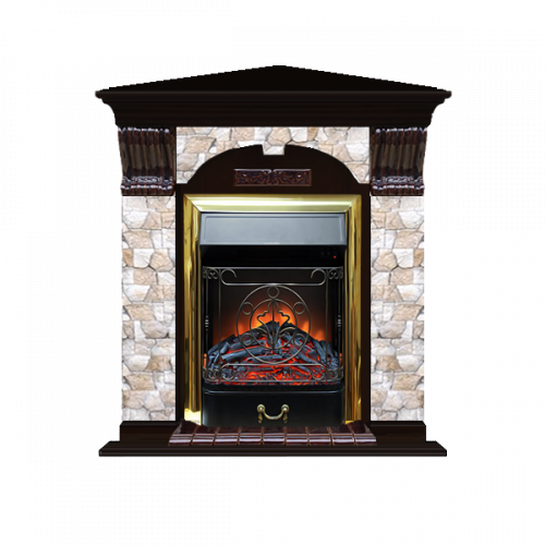 Арочный Арбат угловой (венге)+Majestic Brass