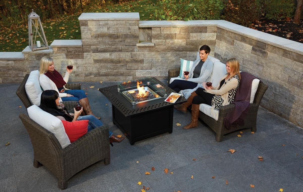 Стол-камин газовый NapoLEOn Victorian 107х107 см