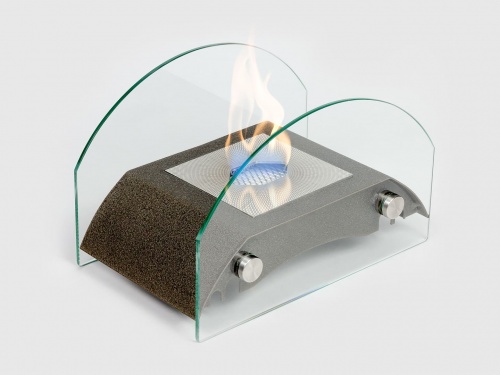 Настольный биокамин Lux Fire "Мост" S (бронза)