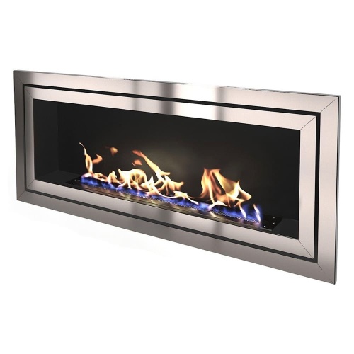 Биокамин "Русский огонь" Стенли 1200V встраиваемый с защитным стеклом