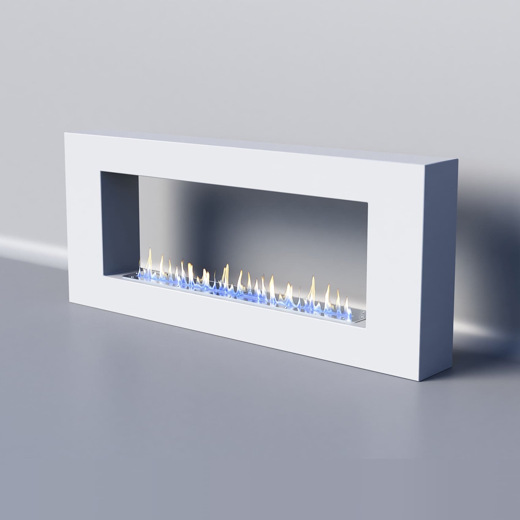 Биокамин "Русский огонь" Холл 1200 настольный белый по цене 33 800 руб.