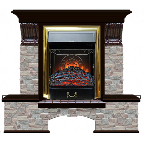 Бостон К Грот цветной (венге)+Majestic Brass