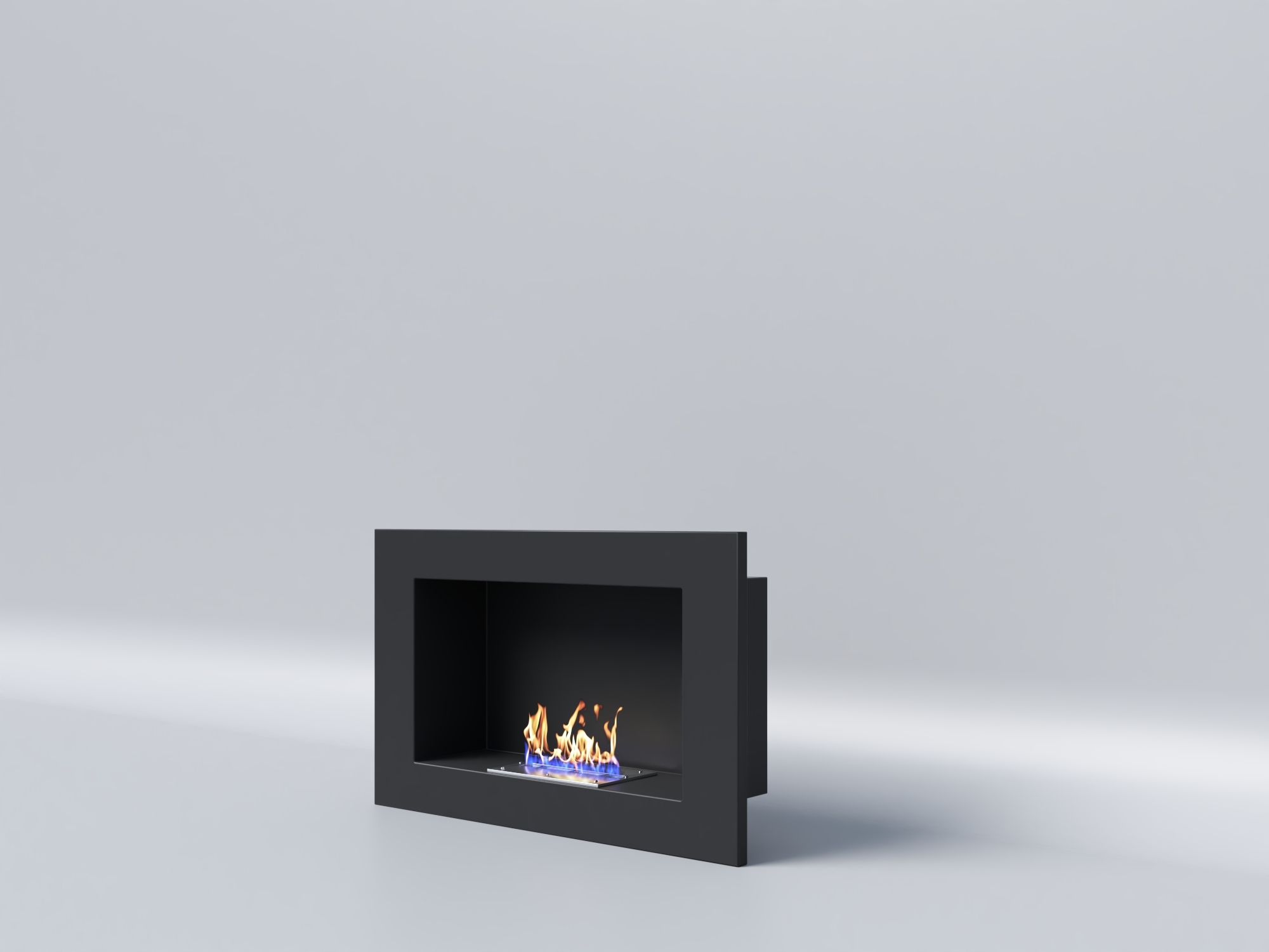 Биокамин "Русский огонь" Лайт 780V встраиваемый с декоративным стеклом (стемалитом) по цене 22 600 руб.