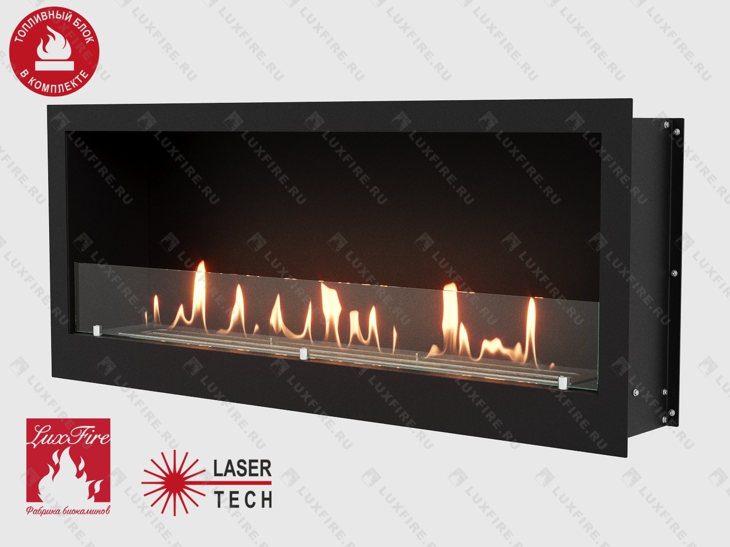 Встроенный биокамин Lux Fire Кабинет 1130 S