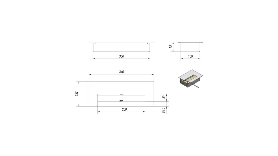 Биокамин Kratki ALPHA стальной по цене 
