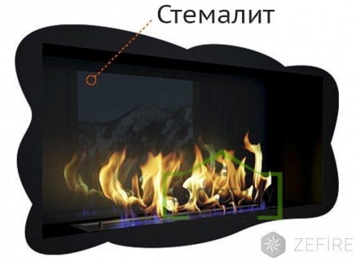 Стемалит для Биокамина угловой Standart 1100 левый/правый