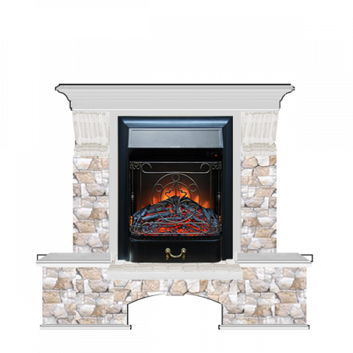 Бостон К Арбат (беленый дуб)+Majestic Black