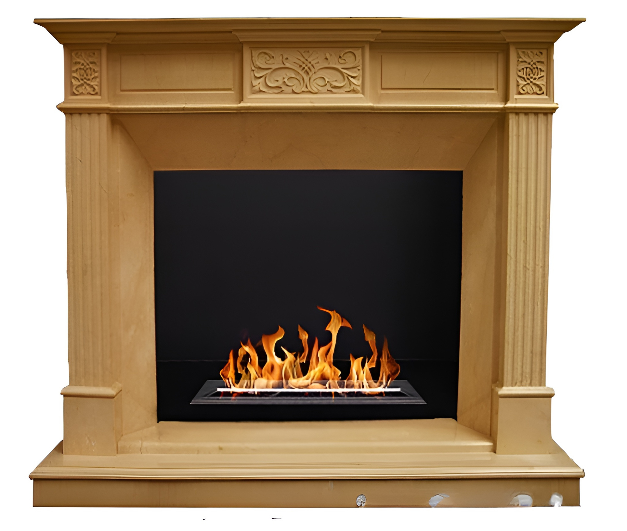 Биокамин в мраморном портале "Русский огонь" Leo по цене 305 000 руб.