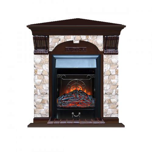 Арочный Арбат угловой (дуб)+Majestic Black