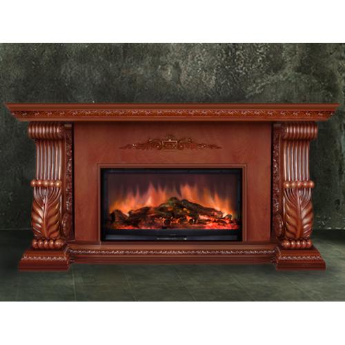 Электрокамин «Сенатор» (мокко)+Premier S86