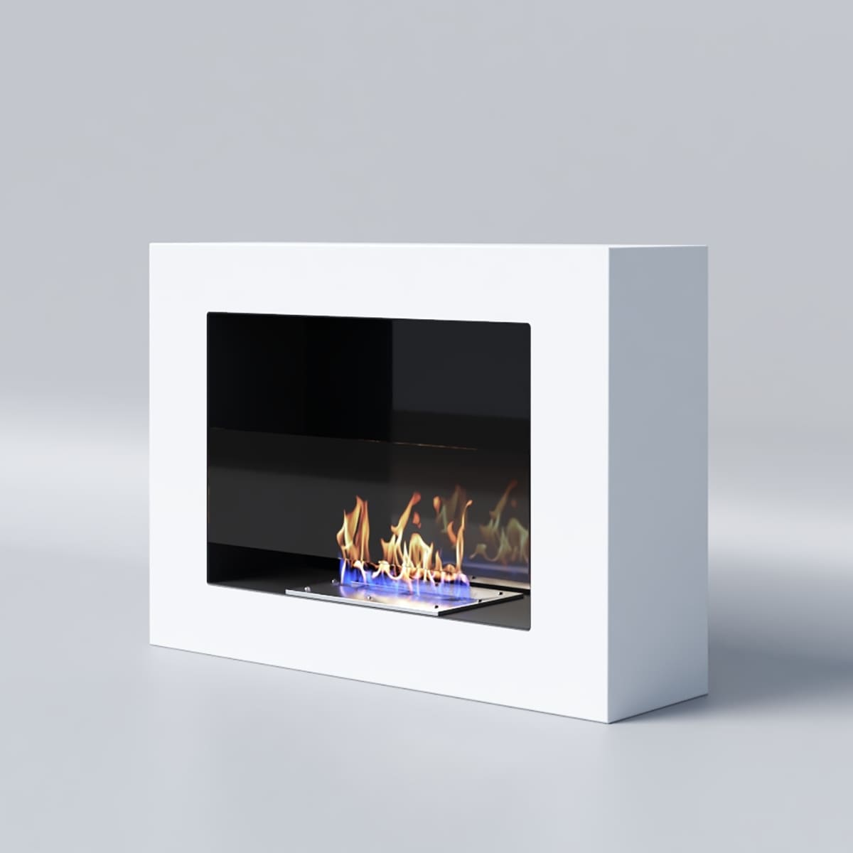 Биокамин "Русский огонь" Лайт Бланк 550N с декоративным стеклом (стемалитом) по цене 20 750 руб.