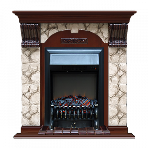 Арочный Карелия (красное дерево)+Fobos Black