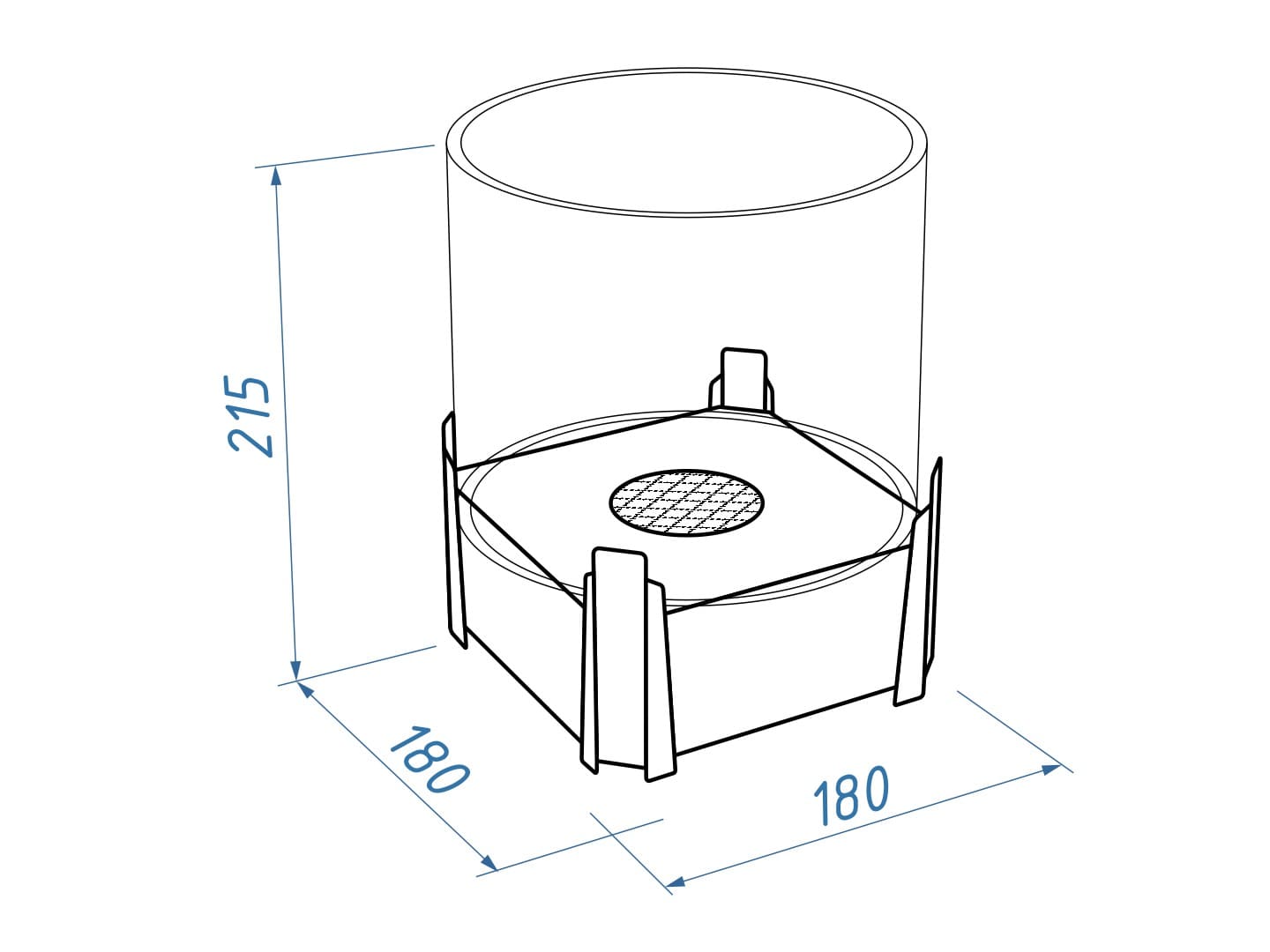 Биокамин настольный Lux Fire "Восток" М по цене 12 750 руб.