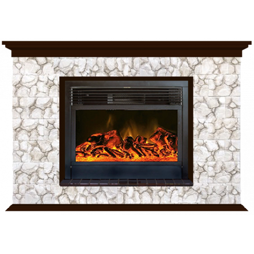 Пафос Карелия 28 (дуб)+Newflame