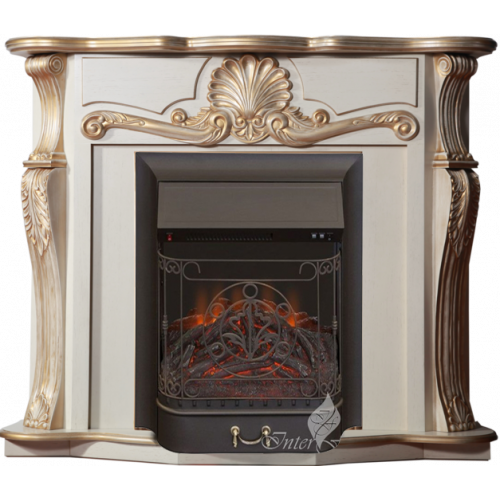 Грация (бежевый с золотой патиной)+Majestic Black