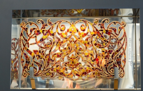 Биокамин Bioteplo Grande 16/9 (витраж)