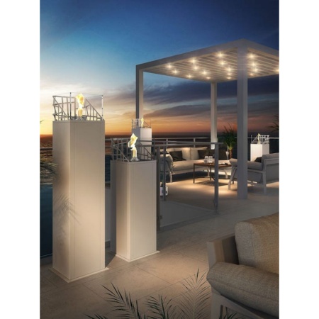 Механический напольный биокамин Decoflame Dubai Square по цене 155 000 руб.