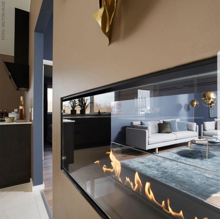 Встраиваемый сквозной очаг 1400 SappFire по цене 62 950 руб.