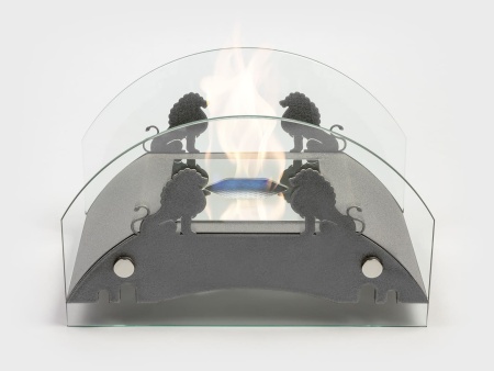 Настольный биокамин Lux Fire "Царский мост" M Серебро по цене 13 305 руб.