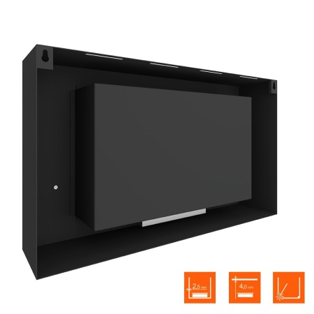 Биокамин SteelHeat WALL LONG 900 LITE черный по цене 24 675 руб.