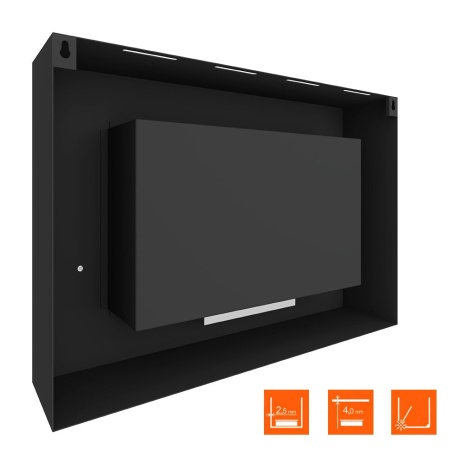 Биокамин SteelHeat WALL GRAND 900 LITE черный по цене 25 515 руб.