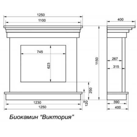 Биокамин FireBird Виктория по цене 79 500 руб.