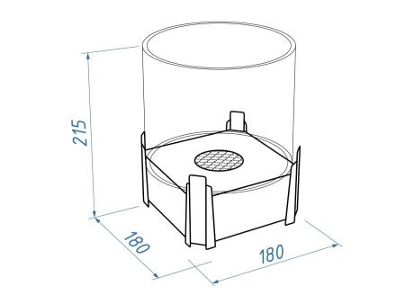 Настольный биокамин Lux Fire Зодиак "Водолей" Чёрный по цене 15 000 руб.
