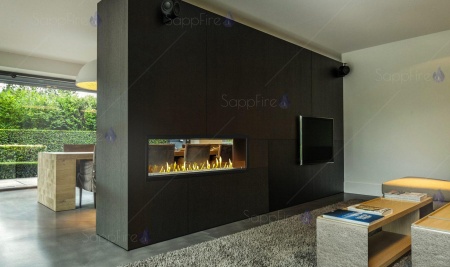 Встраиваемый сквозной очаг 1500 SappFire по цене 68 200 руб.