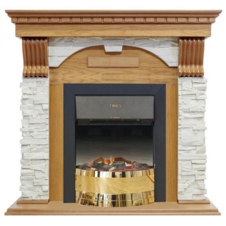 Dublin арочный сланец белый (дуб)+Geneva Log