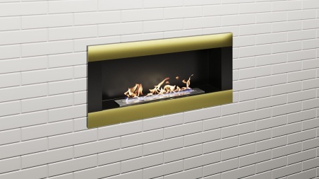 Биокамин "Русский огонь" Голд 1100V встраиваемый с защитным стеклом по цене 45 250 руб.