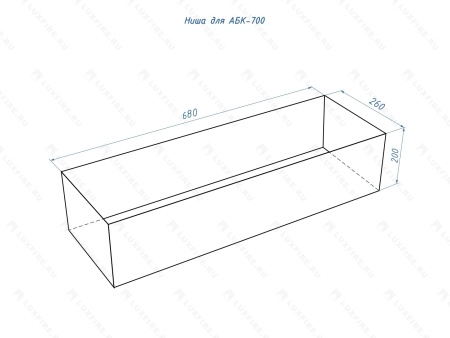 Автоматический биокамин Lux Fire Smart Flame 700 RC по цене 273 240 руб.
