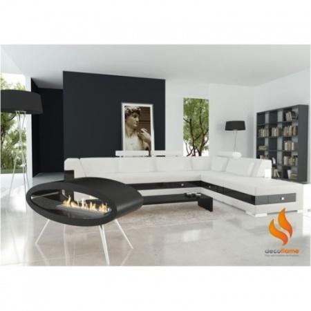 Биокамин Decoflame ELLIPSE FLOOR Black по цене 602 020 руб.