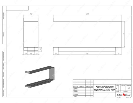 Биокамин SteelHeat FRONT 1100 по цене 39 300 руб.