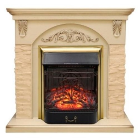 Bern крупный сланец (слоновая кость)+Majestic FX Brass