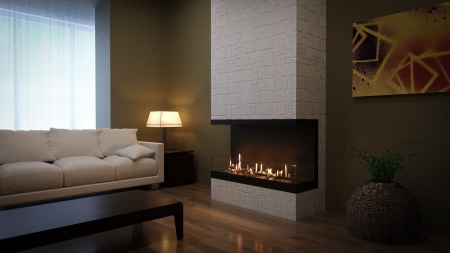 Встроенный биокамин Lux Fire Фронтальный 700 М по цене 54 890 руб.