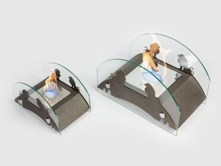 Настольный биокамин Lux Fire "Царский мост" S Бронза по цене 9 990 руб.