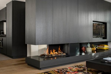 Газовый камин BellFires Room Divider Large Left/Right 3