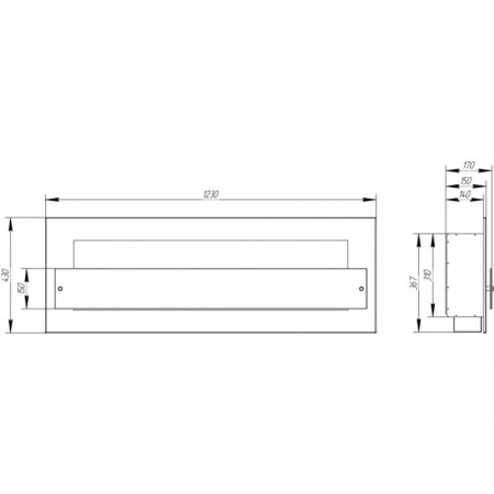 Биокамин Window III Glass burgundy Арома по цене 37 400 руб.