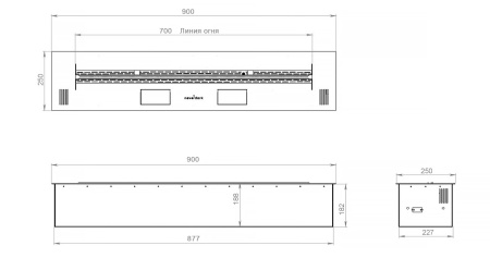 Автоматический биокамин 900 Standart по цене 187 302 руб.
