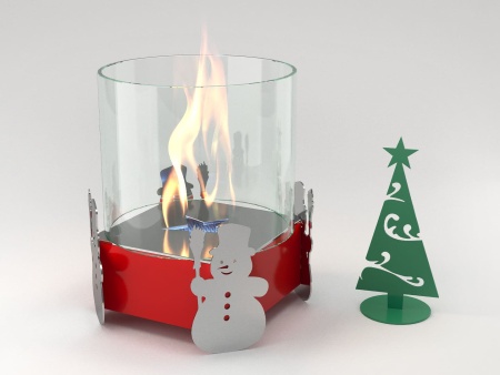 Биокамин настольный Lux Fire "Новогодний" по цене 12 750 руб.