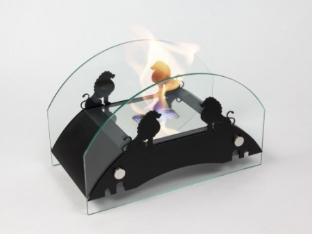 Настольный биокамин Lux Fire "Царский мост" M Чёрный по цене 13 305 руб.