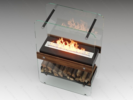 Напольный биокамин Lux Fire "Пятница V2" по цене 59 730 руб.